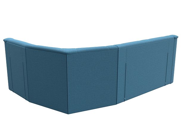 Диван угловой Карелия правый угол Рогожка голубой - Вид 6