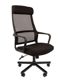 Кресло руководителя СН 590, черная - Фото предпросмотра