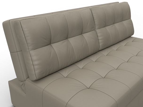 Диван прямой Лига-107 (160) Экокожа бежевый - Вид 4