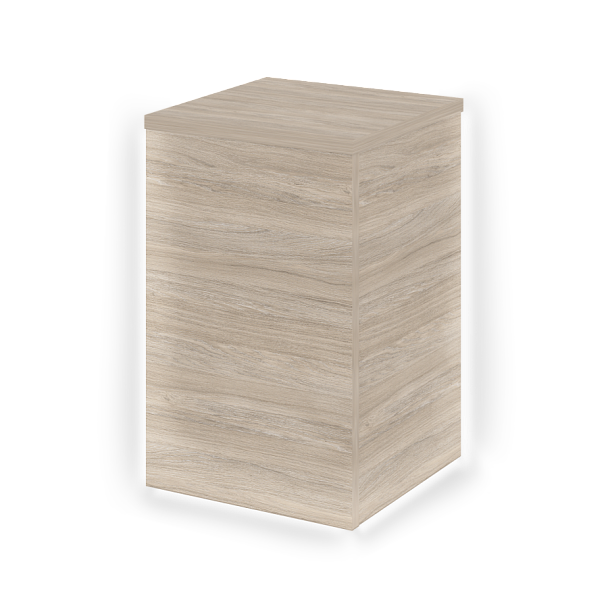 Onix Накладка угловая высокая внешняя с подсветкой левая O.R-NU.V.VNE.S (L) Дуб аттик 432*432*674 - Вид 1