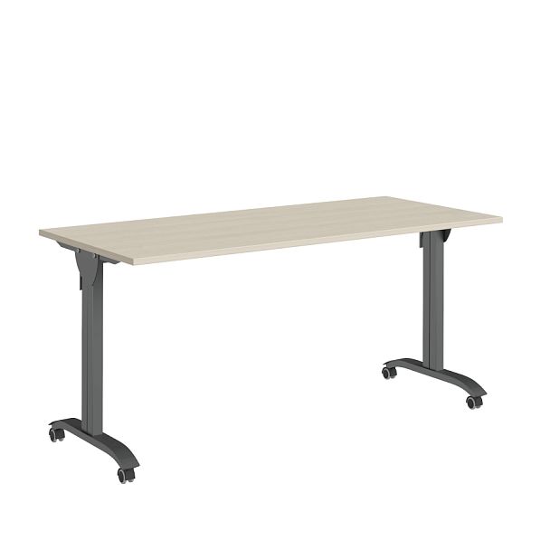 Стол мобильный складной Trend Metal 160x72x75 дуб феррара - Вид 1