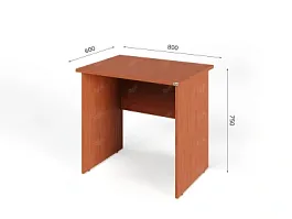 UNITY PС6-08 ОРЕХ ИТАЛЬЯНСКИЙ Офисный стол прямоугольный Прямой 800х600х750 - Фото предпросмотра