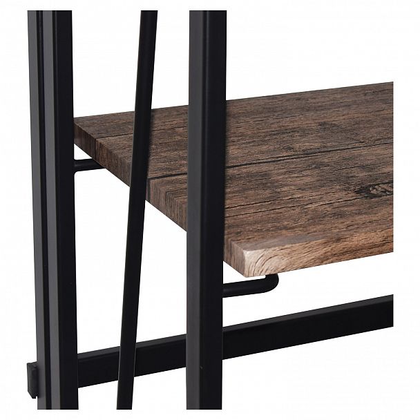 Стеллаж на металлокаркасе "BRABIX LOFT SH-001", 600х300х1250 мм, складной, цвет морёный дуб, 641228 - Вид 9