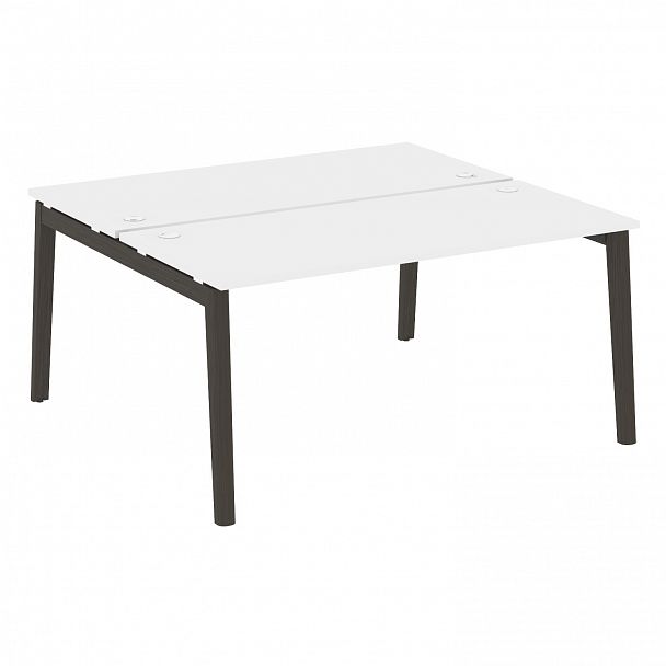 Рабочая станция "Onix wood" OW.D.RS-2.4.7 белый/дуб темный - Вид 1