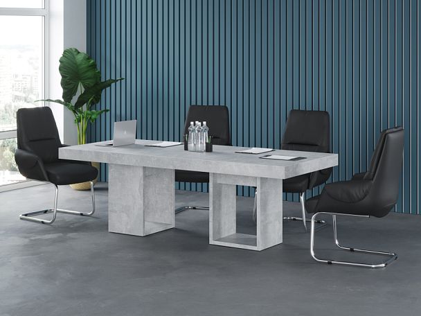 Креденция 2 двери B-tone 93,5x45x78 сосна бетон светлый - Вид 6