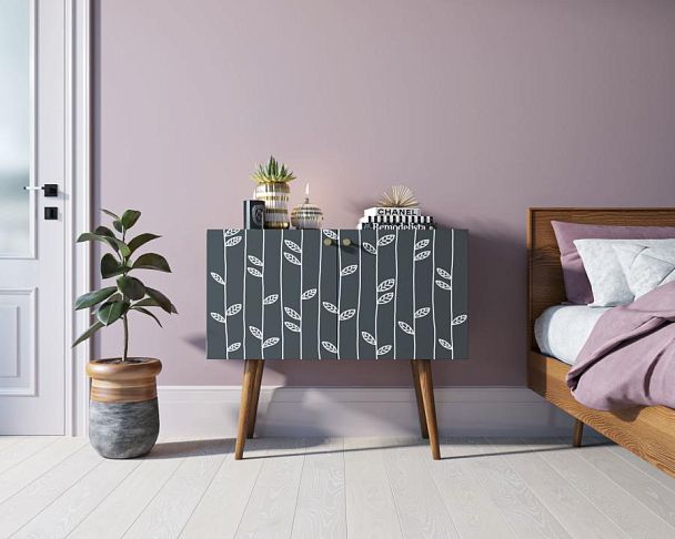 Комод на высоких ножках Berber малый принт 18 арт BB13/Print_18 - Вид 4