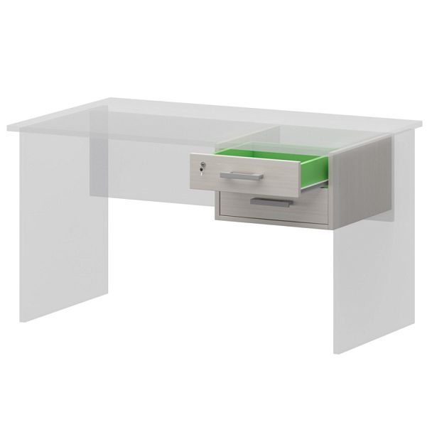 Тумба подвесная АТ-02 Ясень шимо 430x450x280 Арго - Вид 1