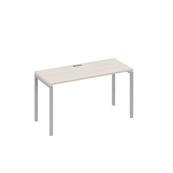 Стол письменный на металлокаркасе DUE A4 А4 Б2 004 БП дуб / металлокаркас серый - Вид 1
