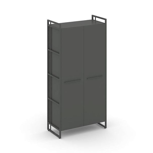 Rift Шкаф 4 ниши широкий RF.SS-41 Антрацит/Металл Антрацит 798*396*1648 - Вид 1