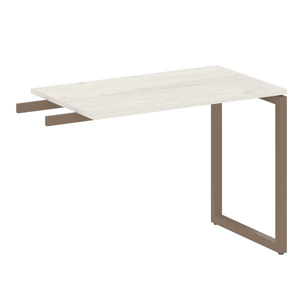 Metal System Quattro Приставной элемент на О-образном м/к 40БО.ПР-3 Дуб наварра/Мокко металл 1000*600*750 - Вид 1