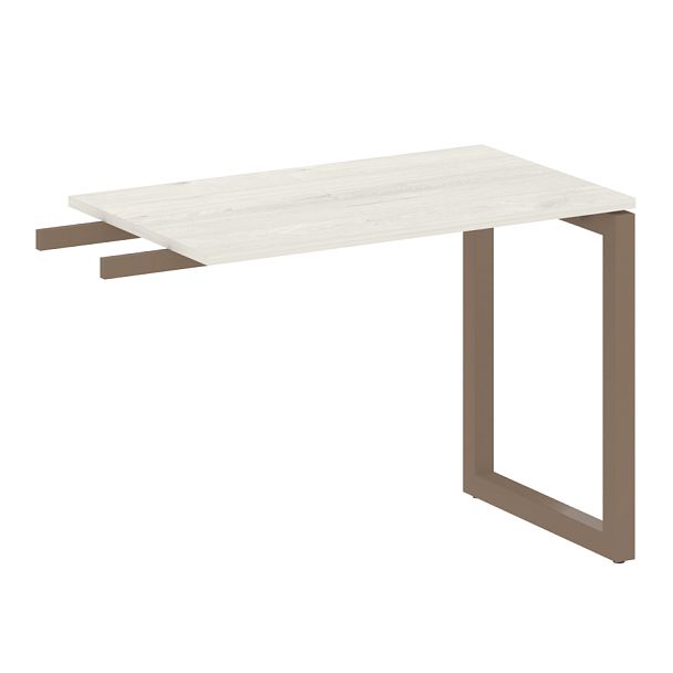 Metal System Quattro Приставной элемент на О-образном м/к 50БО.ПР-3 Дуб наварра/Мокко металл 1000*600*750 - Вид 1