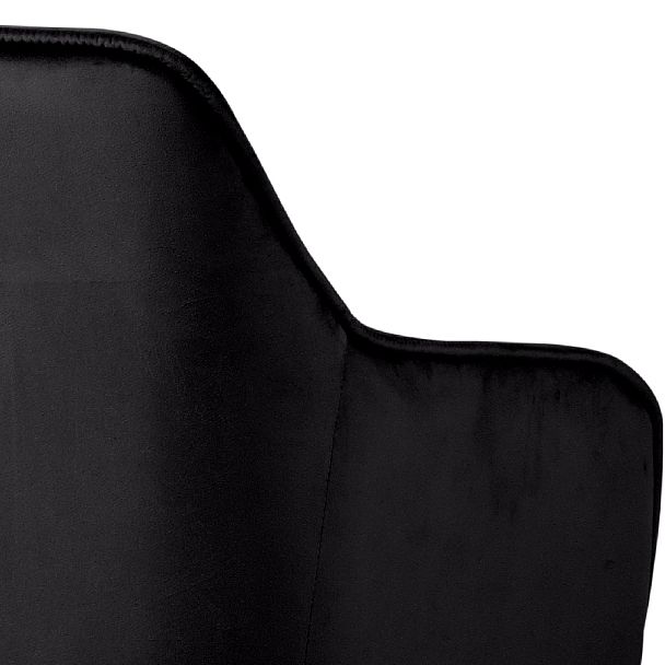 Комплект полубарных поворотных кресел Мони К, черный H75/черный, 4 шт. - Вид 10