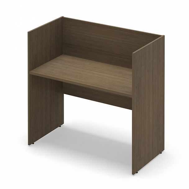 Стол офисный рабочий "Система-M" ПК-ССМ-СТ1С120Х61ЭР/Д-В2-299 дуб шамони - Вид 1