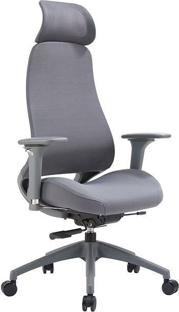 Эргономичное кресло Everprof Ant Grey (Ант Грэй) Ткань Серый - Вид 1