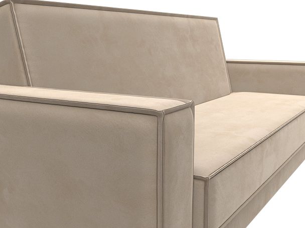 Диван-книжка Куба Велюр бежевый - Вид 4