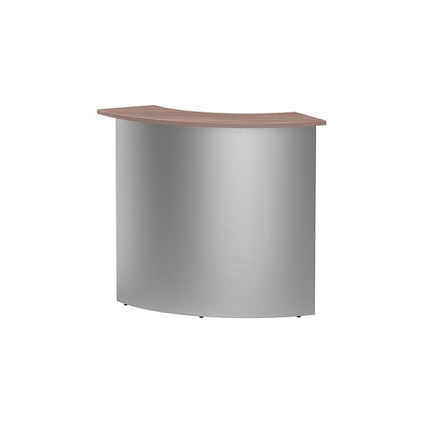 Стойка ресепшн угловая СР-80/80R ясень шимо темный - Вид 1