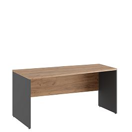 Стол трапеция левый Tess 160x80x75 дуб крафт золотой - Фото предпросмотра