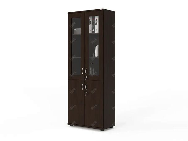 ЛАЙТ / LIGHT RLG041-70x35 Шкаф 4 двери 70x35x183 Венге - Вид 1