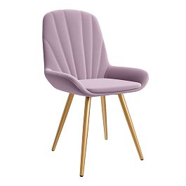 Стул ЮККИ Основание №1 Конус Золотое Велюр тип 2 Магнолия - Фото предпросмотра