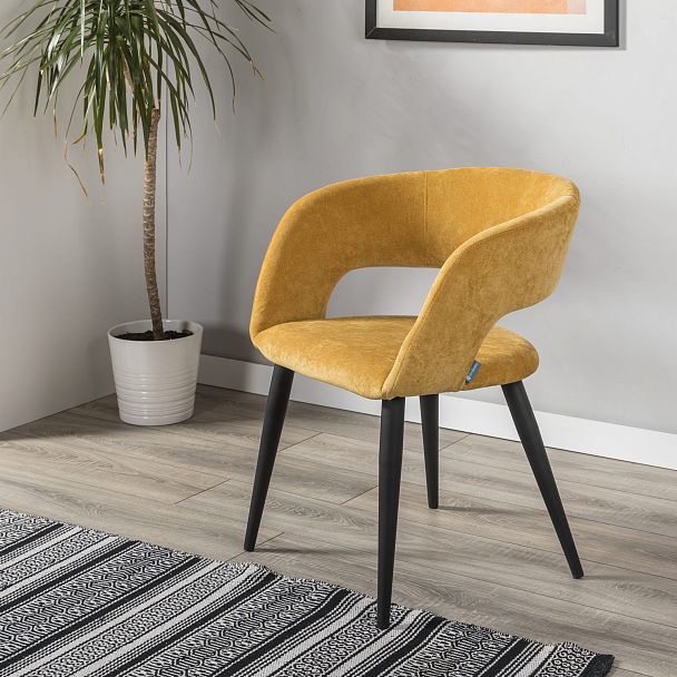 Кресло Hugs желтый/черный - Вид 11