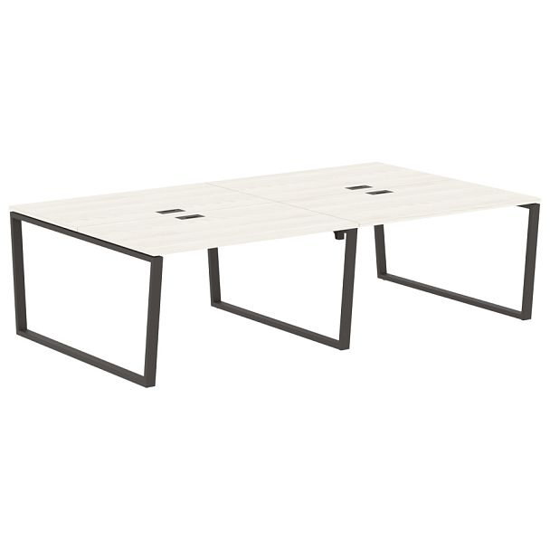 Стол 4-х местный EVWST 2716 Ясень Траун/Мокко 2726х1606х750 EDIS - Вид 1