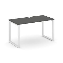 Стайл Проджект Стол письменный SN-6O.SP-003 Антрацит/Металл Белый 1380*600*750 - Фото предпросмотра