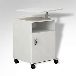 Тумба медицинская прикроватная с поворотным столиком (ниша) (М-121) - Фото предпросмотра