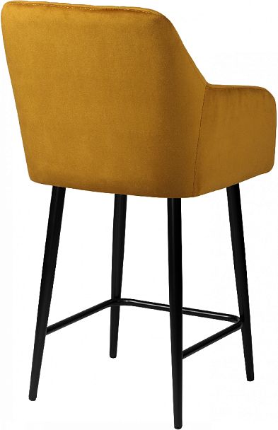 Полубарное поворотное кресло Барли К, Confetti chai tea/черный - Вид 5