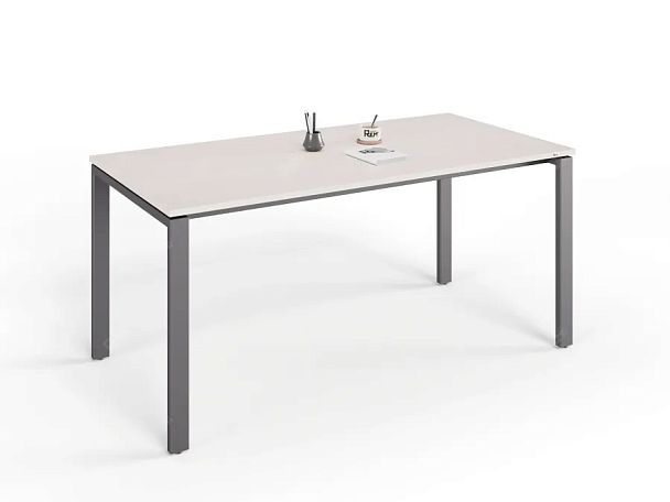 UNITY РМС8-16 ДУБ МОЛОЧНЫЙ Стол на металлокаркасе прямой 1600х800х750 - Вид 3
