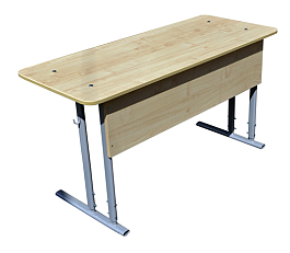 Стол ученический Эрудит, 2-местный, регулируемый, гр.2-4 - Фото предпросмотра
