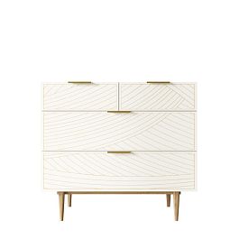 Комод с четыремя ящиками Line LN14/GR1/beige - Фото предпросмотра