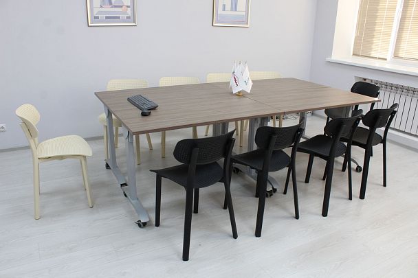 Стул Sheffilton SHT-S85 черно-желтый черный/желтый/бежевый - Вид 6