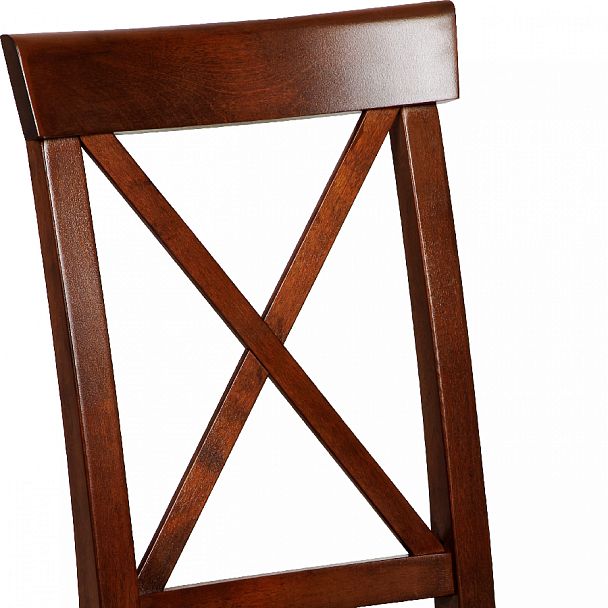 Комплект деревянных стульев с мягким сиденьем Бергольф Темный орех/Коричневый велюр, 2 шт. - Вид 8