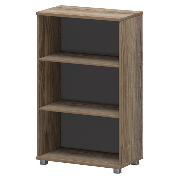 Стеллаж низкий НТ-480 Дуб сафари 800x445x1280 Аргентум - Вид 1