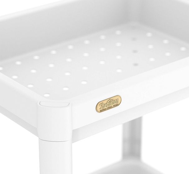 Стеллаж Sheffilton SHT-SS25-4 белый - Вид 4