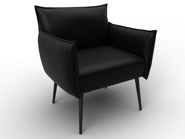 Кресло Лига-083 Экокожа черный - Вид 6