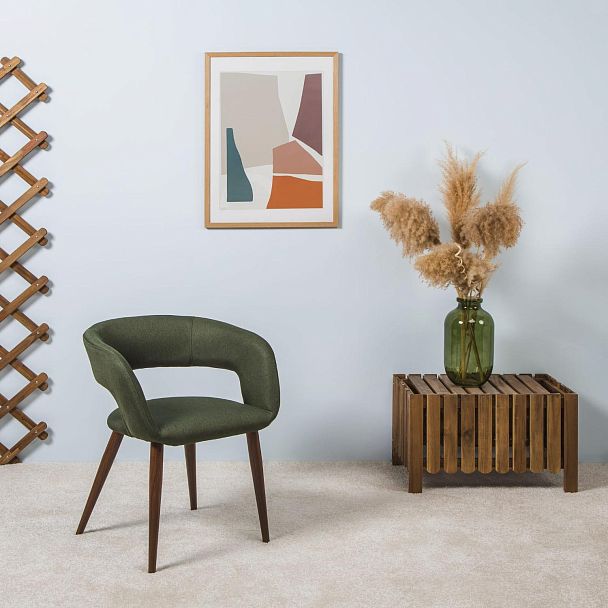 Кресло Hugs тёмно-зеленый/т.орех - Вид 16