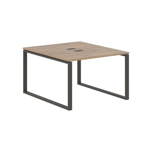 Стол 2-х местный EQWST 1113 Дуб Денвер светлый/Мокко 1160х1346х750 EDIS - Вид 1