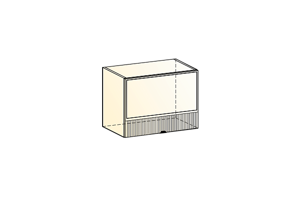 Бариста Шкаф навесной L500 Н360 (1 дв. гл. гориз.) 35.016.3236  - Вид 3