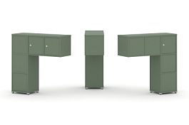 Концепт / Concept Надставка низкая CN.DNN-006 Кобо/Металл Белый 1099*365*1130 - Фото предпросмотра