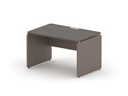 RAC001-12x8 ACCORD Стол прямоугольный, без заглушек 1200х800х735 Дуб Термо/Серый камень - Фото предпросмотра