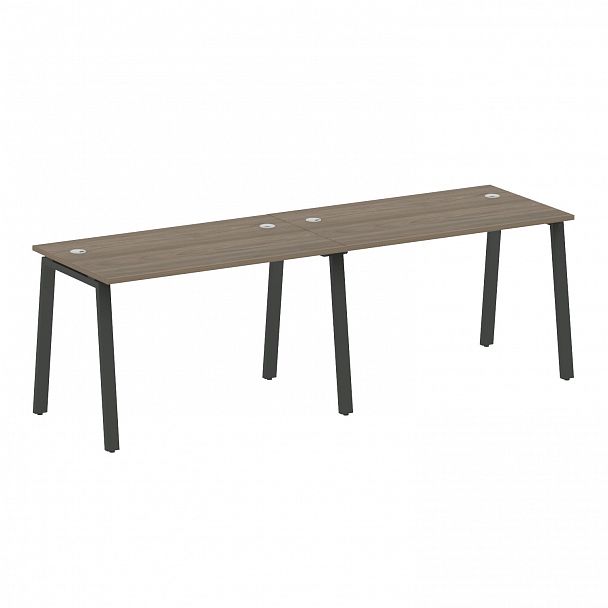 Рабочая станция "Metal System" БА.СМ-2.2 вяз/антрацит - Вид 1