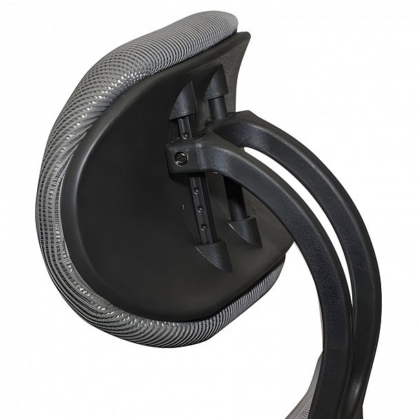 Кресло BRABIX "Saturn ER-400", с подголовником, комбинированное, черное/серое, 530871 - Вид 8