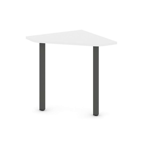 Стайл Проджект Угловой элемент стола SN-5.USP-011 Белый/Металл Антрацит 700*700*750 - Вид 1