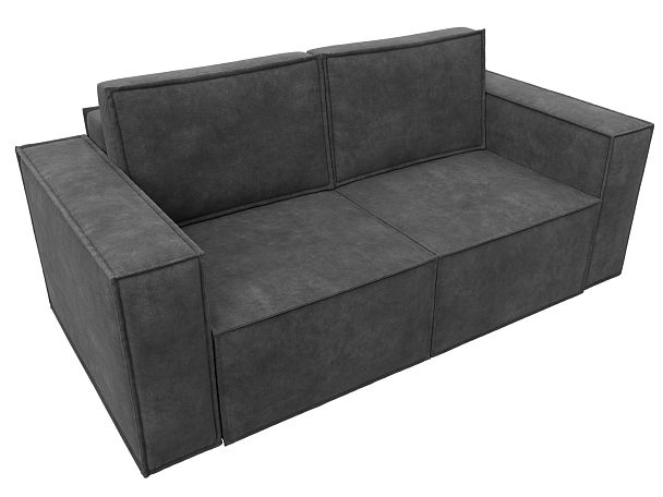Диван прямой Куба мини Велюр серый - Вид 5