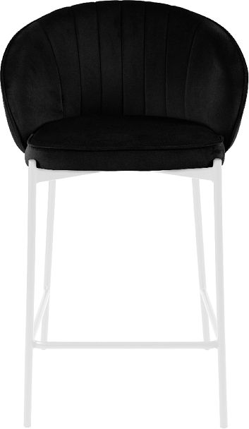 Комплект полубарных стульев Миэль черный/белый, 4 шт. - Вид 2