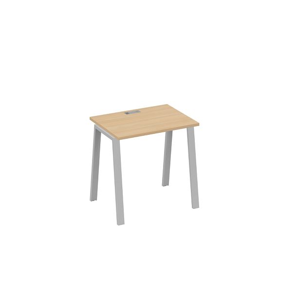 Стол письменный на металлокаркасе TRE A4 А4 Б3 001 БП натуральный дуб / металлокаркас серый - Вид 1