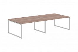 Стол "XTen-Q" XQWST 3214 дуб сонома/алюминий - Фото предпросмотра