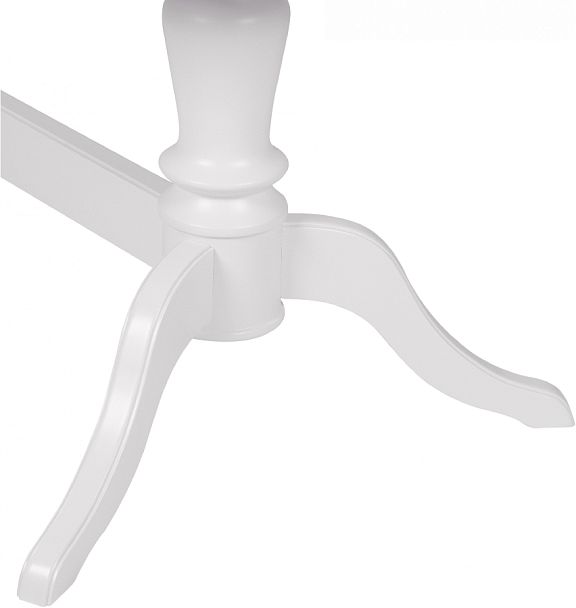 Стол деревянный раздвижной Арей 140(180)х80х76 Белый - Вид 10