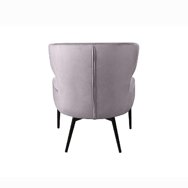 Кресло Richard ромб, бархат светло-серый 26 - Вид 5